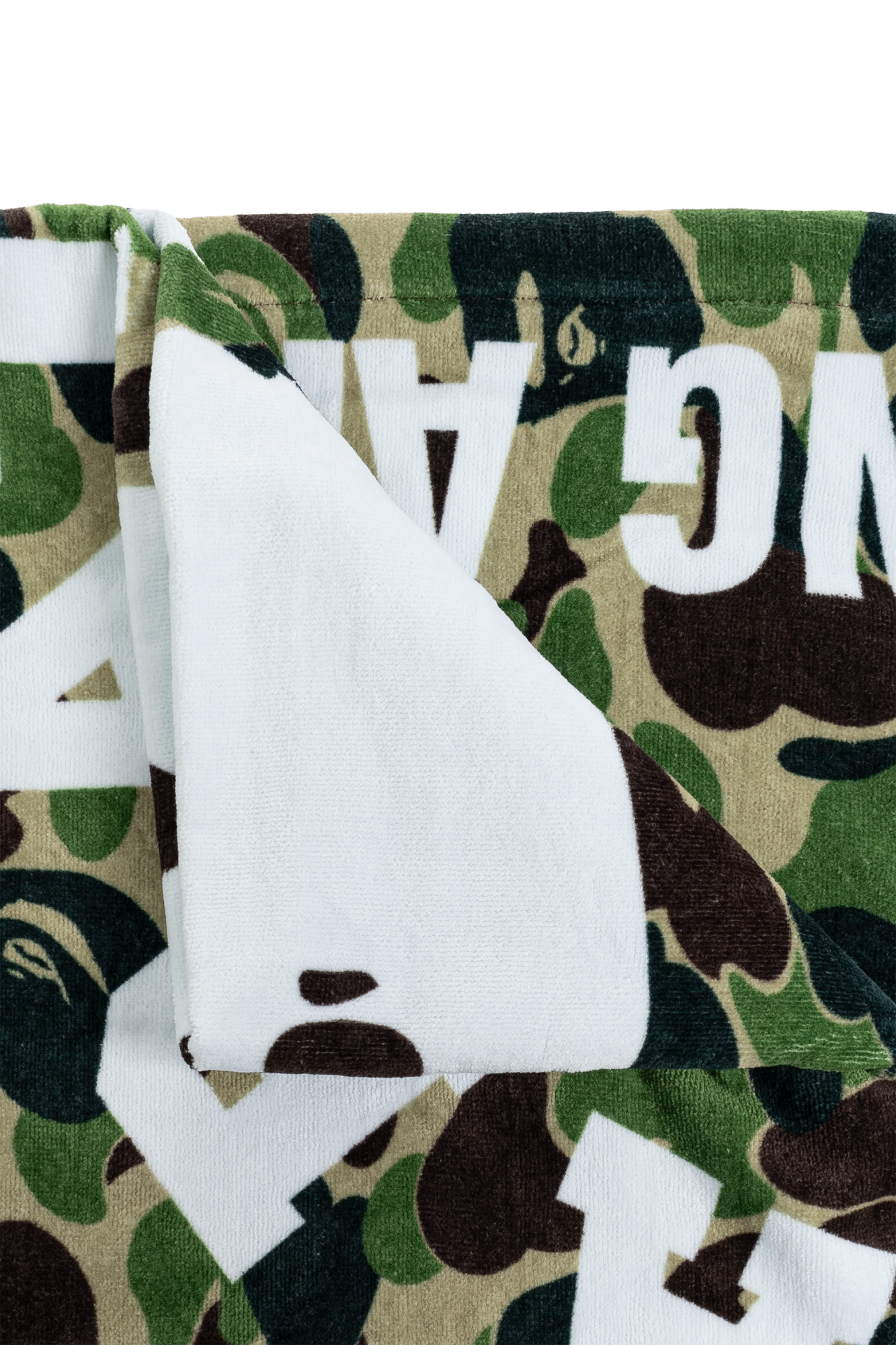 Green Towel with logo A BATHING APE® - Vitkac Canada